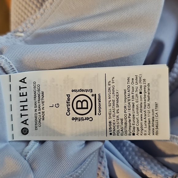 Athleta Sky Blue Swim Top - Picture 8 of 8